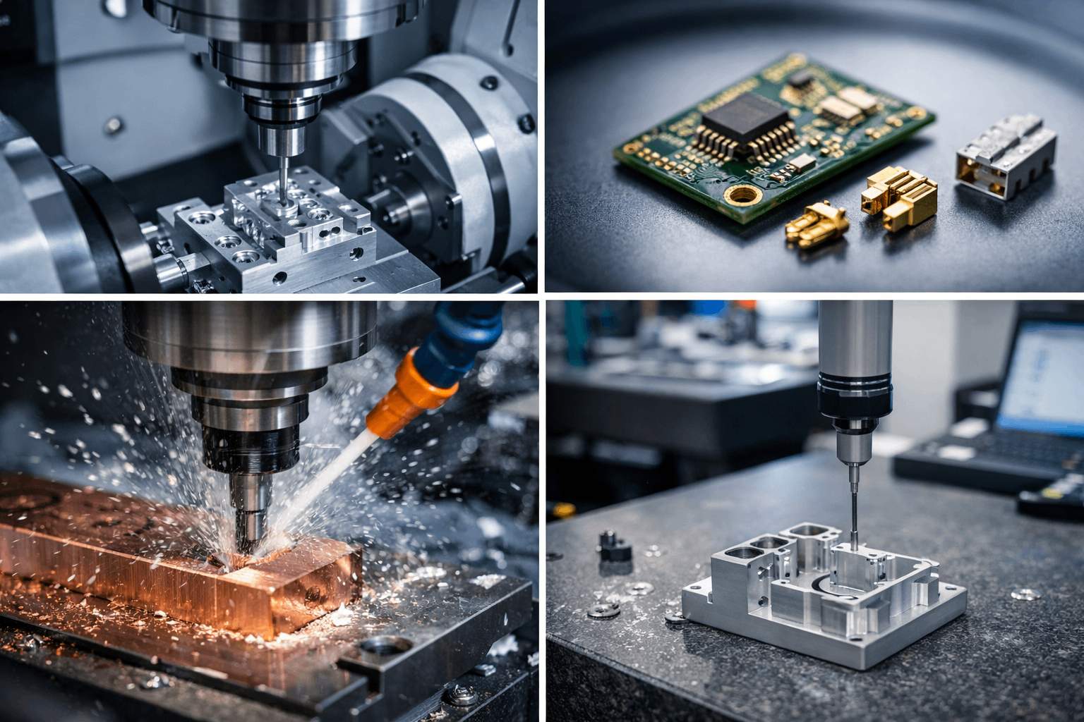 עיבוד שבבי מדויק של CNC לאלקטרוניקה: אתגרים ופתרונות